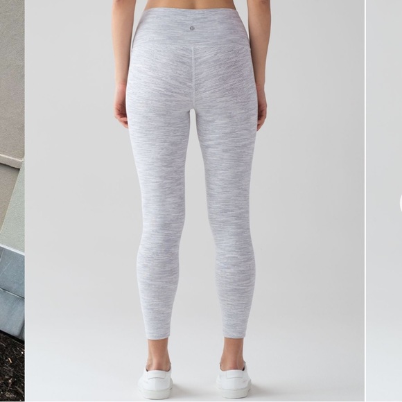 Lululemon Athletica Light Gray Leggings - Picture 2 of 4